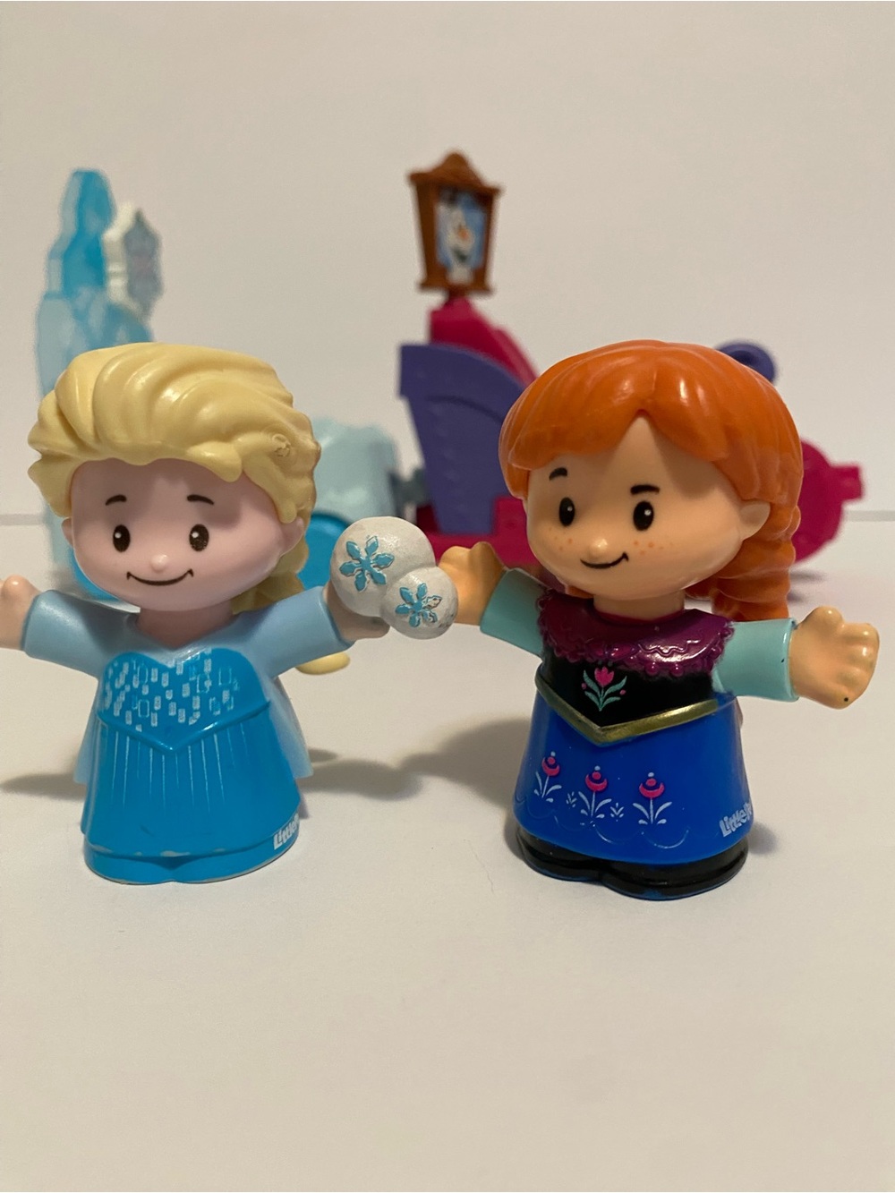 Disney Little People Princess Parade Floats Float Anna + Elsa Fisher Price Lot - Picture 5 of 5